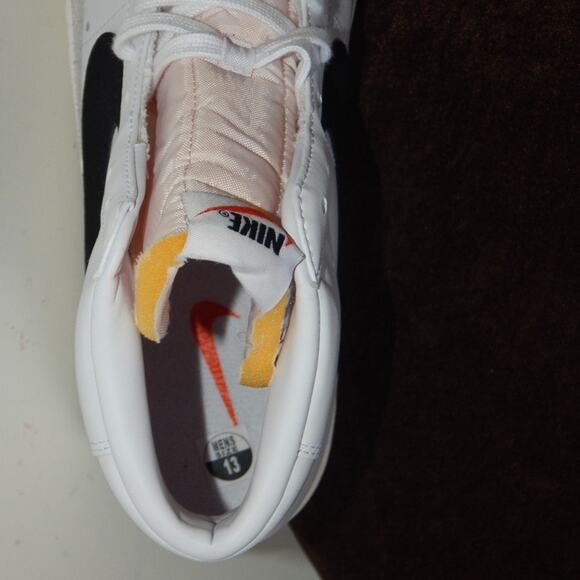 Nike Blazer Mid ‘77 Vintage White Black BQ6806-100 Retro Shoes Men's Sze 13 New - Picture 9 of 12